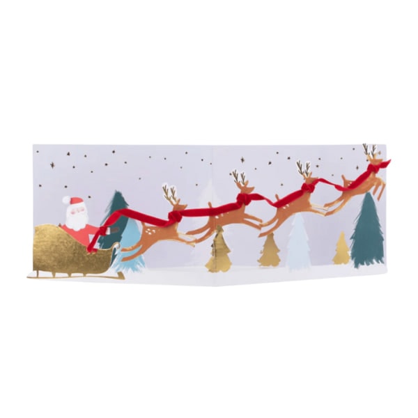 Santa's Card - Noel Baba Tebrik Kartı - 3D