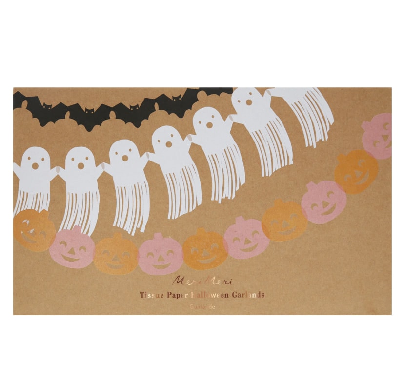 Tissue Paper Halloween Garlands - Cadılan Bayramı Asılan Süs