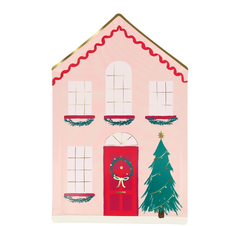 Festive House Plates - Kutlama Evi Tabak (8'li)