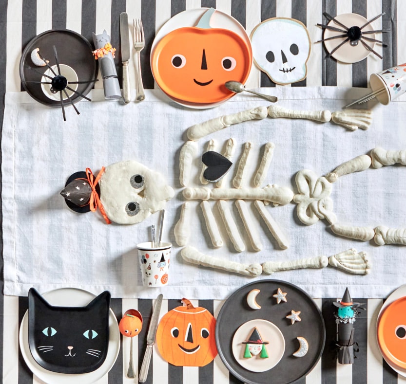 Melamine Jack O' Lantern Plate - Balkabağı Melamin Tabak