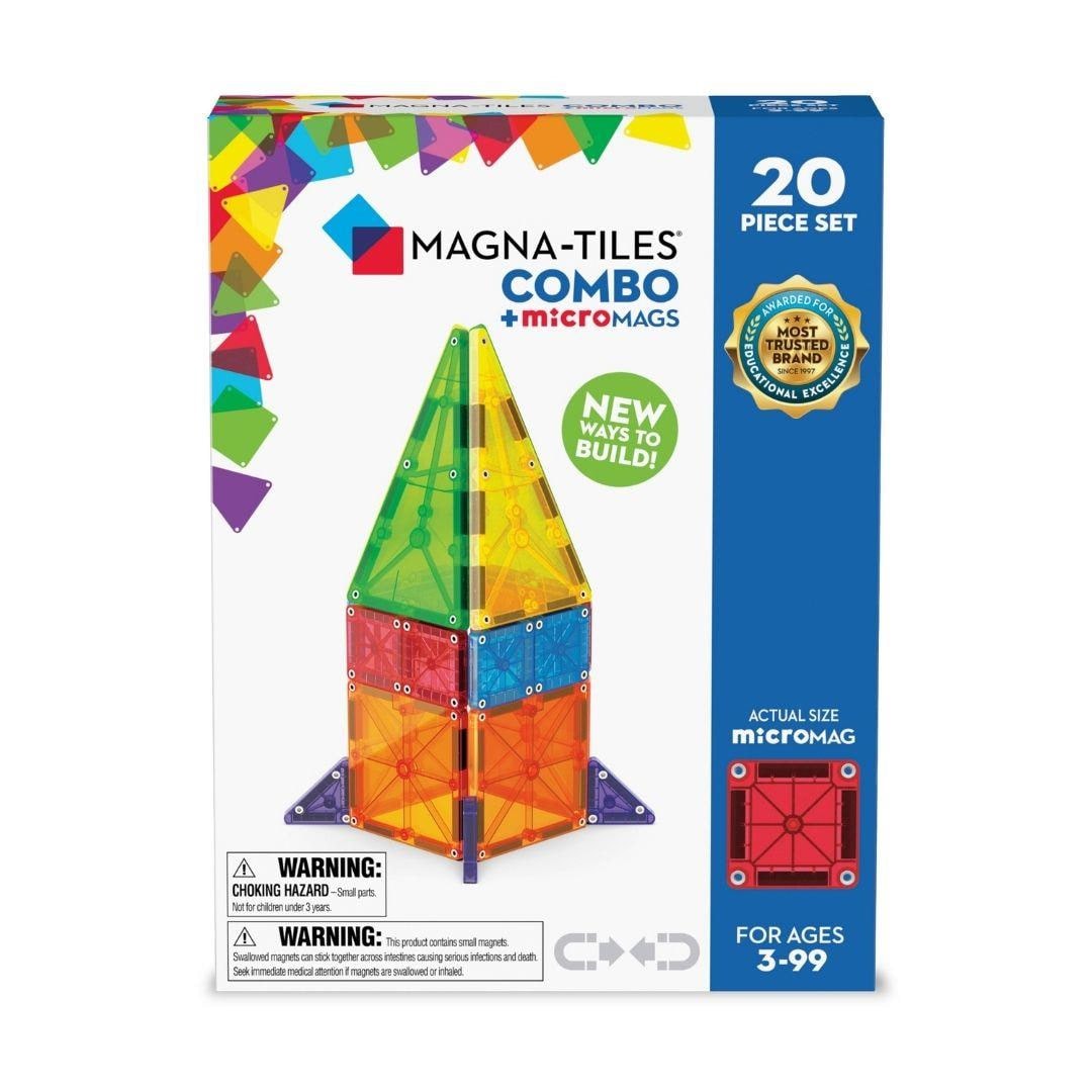 Combo + microMAGS Manyetik Bloklar - 20 Parça