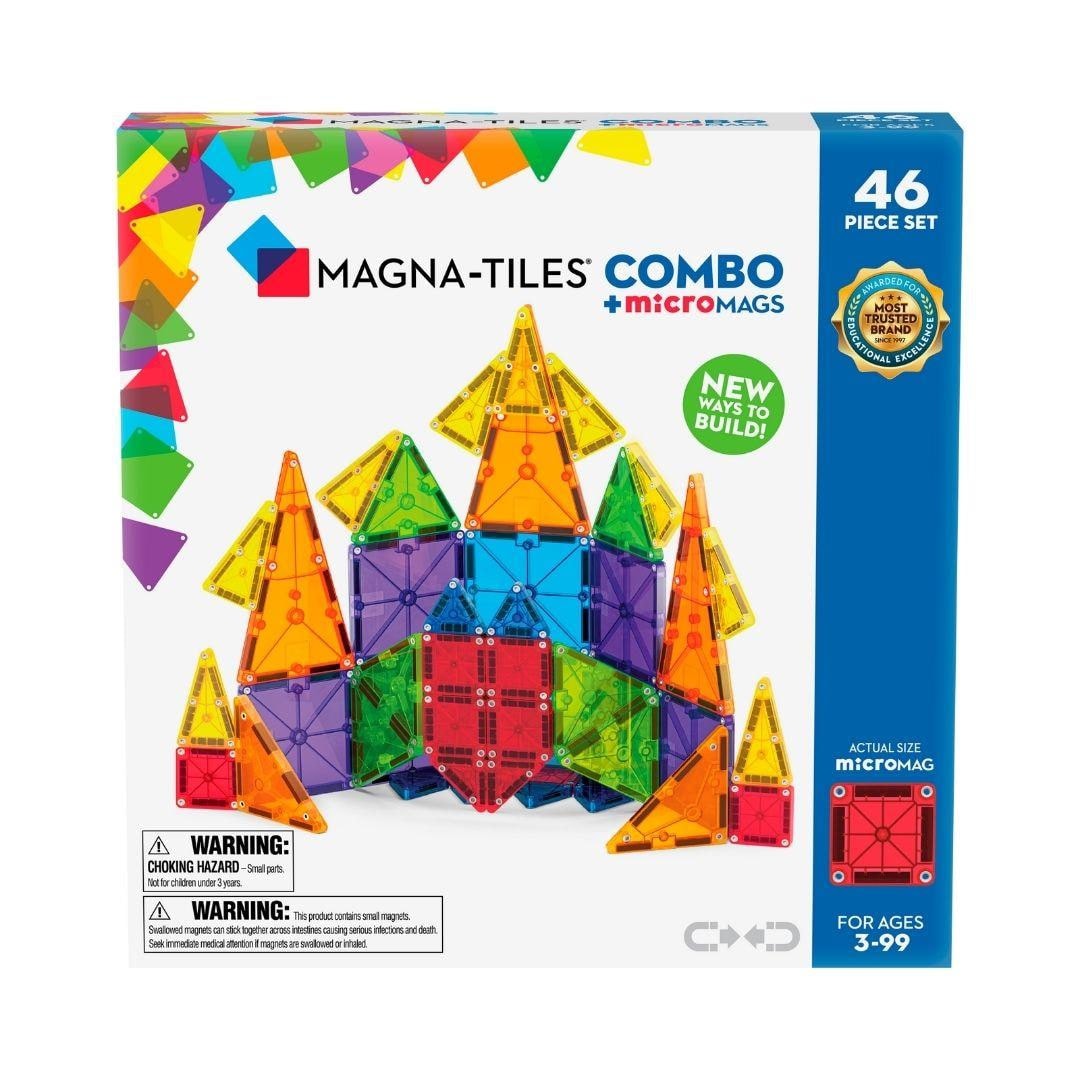Combo + microMAGS Manyetik Bloklar - 46 Parça