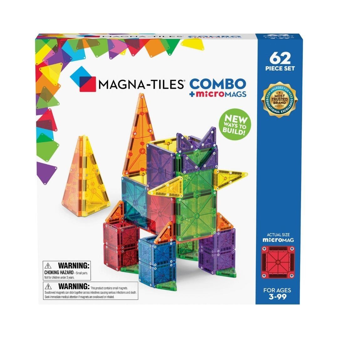 Combo + microMAGS Manyetik Bloklar - 62 Parça