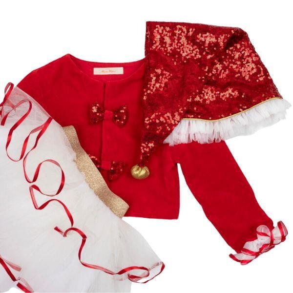 Santa's Little Helper Kostüm / 5-6 Yaş