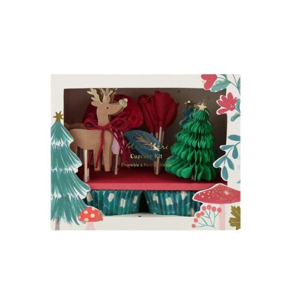 Winter Woodland - Orman Cupcake Kiti