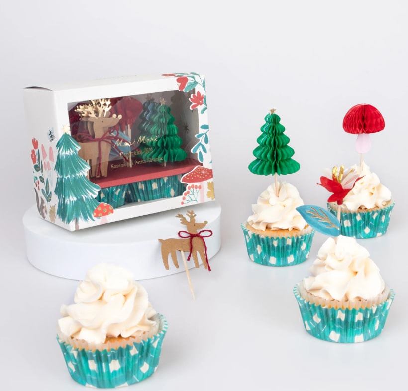 Winter Woodland - Orman Cupcake Kiti