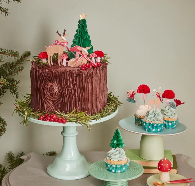 Winter Woodland - Orman Cupcake Kiti