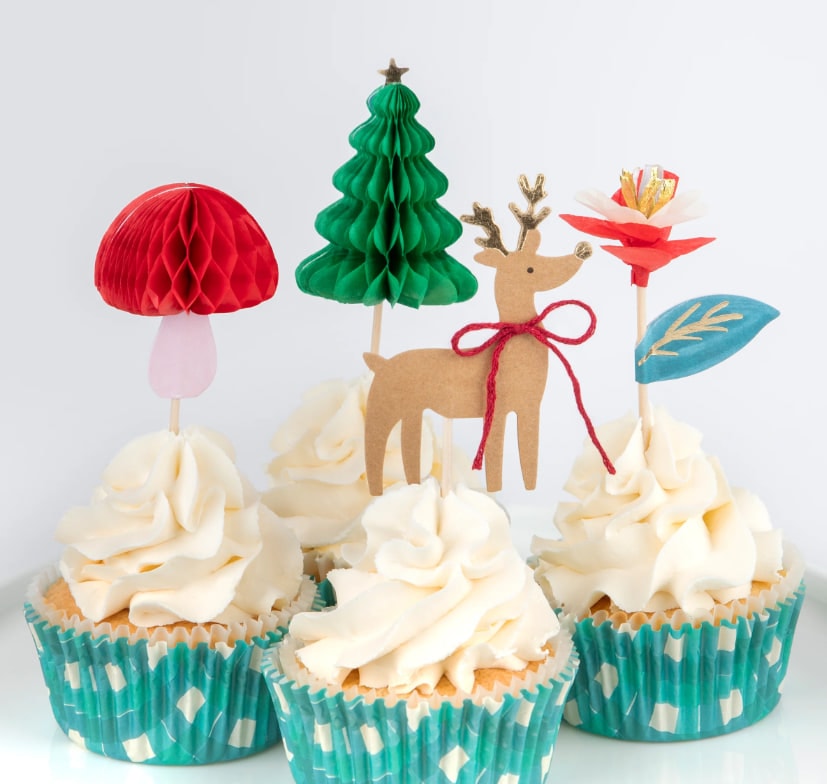 Winter Woodland - Orman Cupcake Kiti