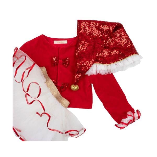 Santa's Little Helper Kostüm / 3-4 Yaş