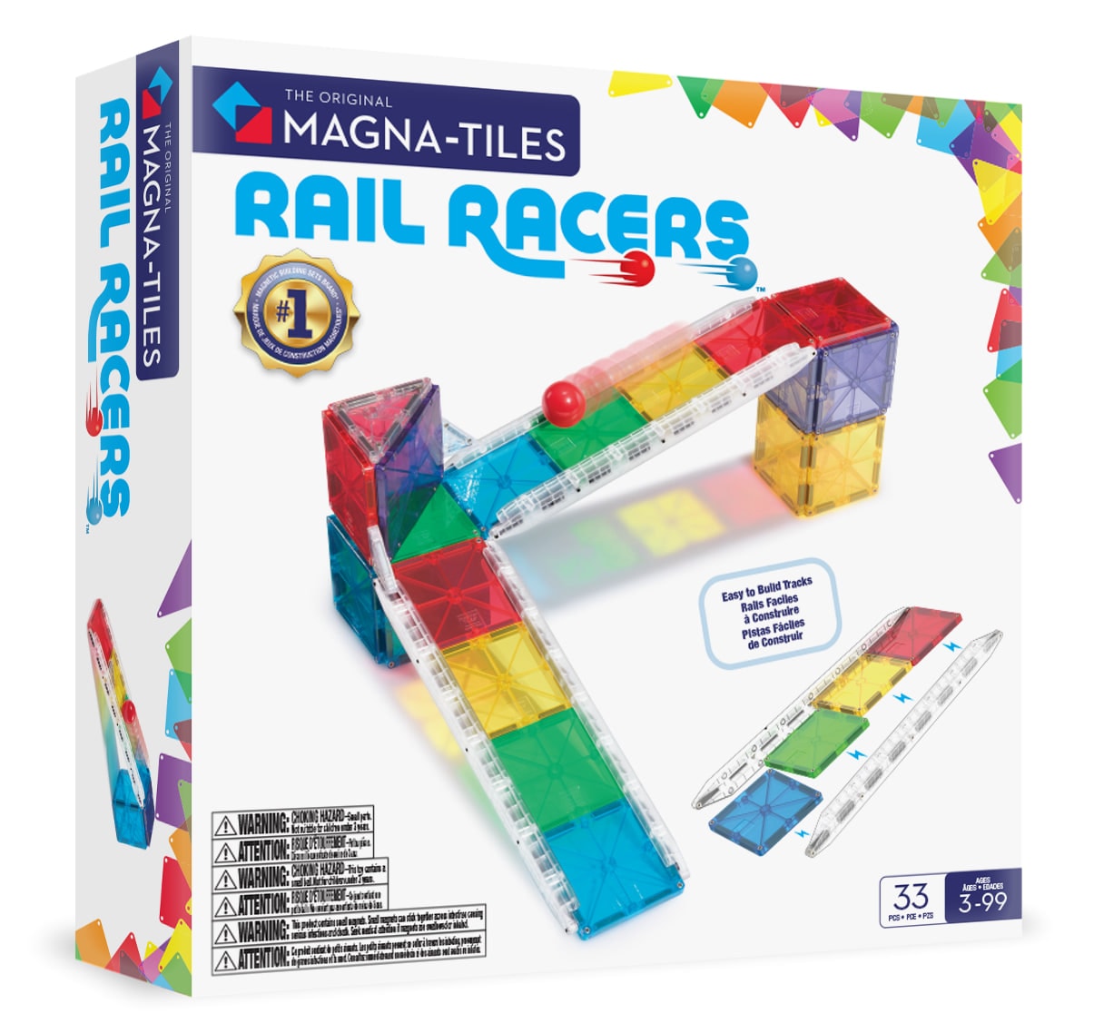 Rail Racers Manyetik Bloklar - 33 Parça