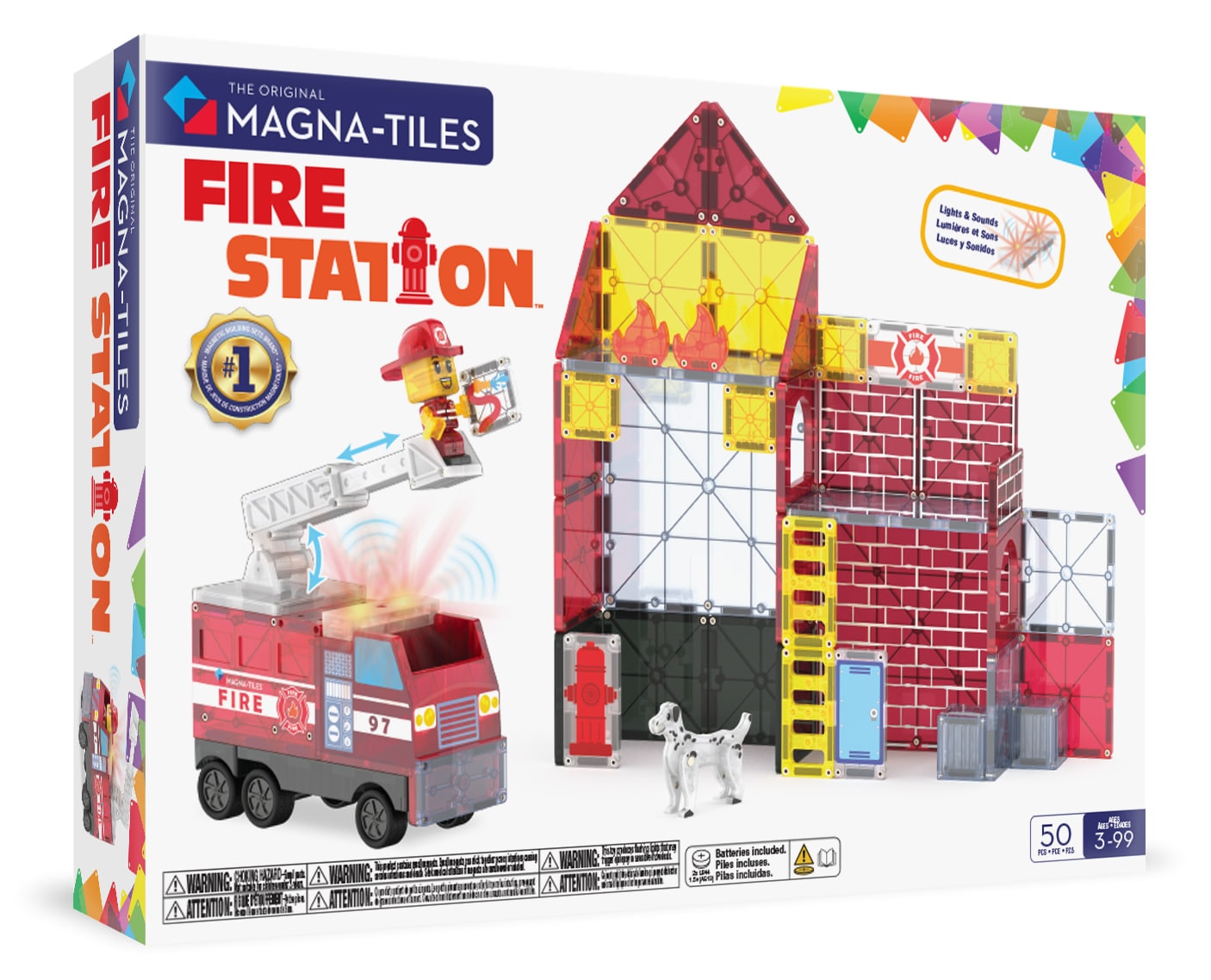 Fire Station Manyetik Bloklar - 50 Parça
