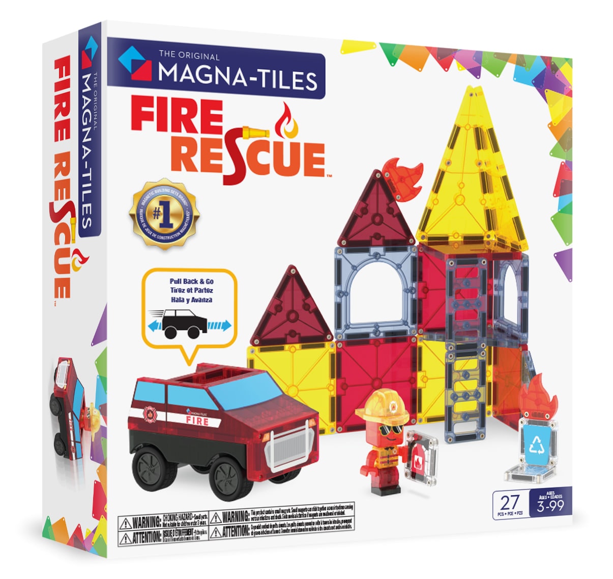 Fire Rescue Manyetik Bloklar - 27 Parça