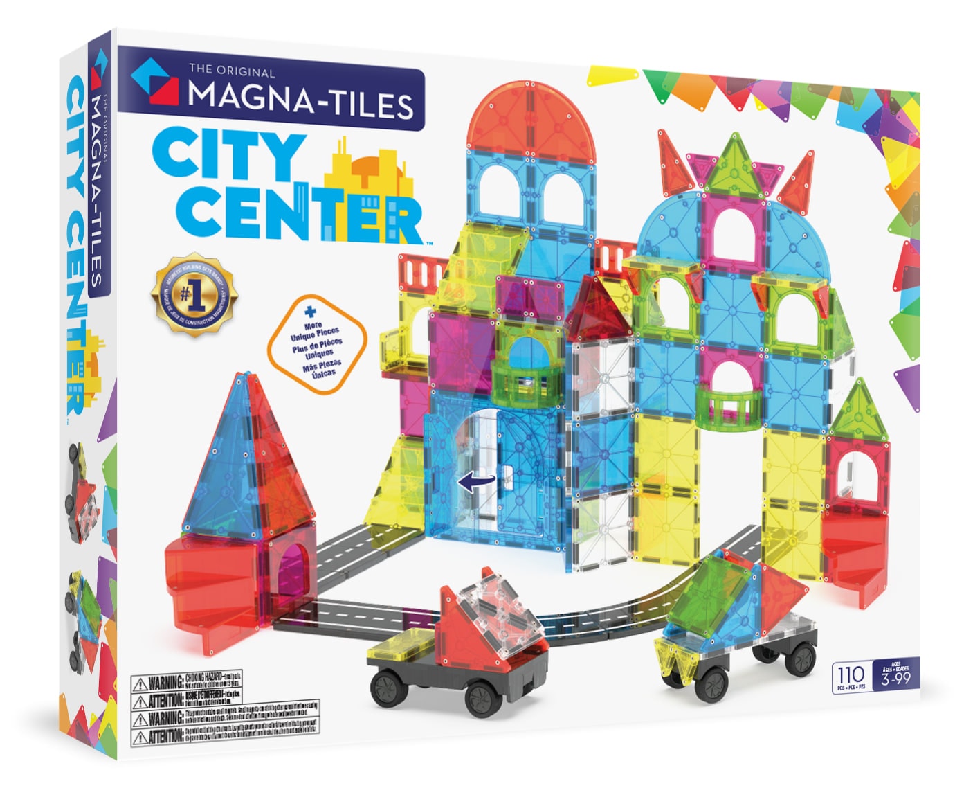 City Center Manyetik Bloklar - 110 Parça