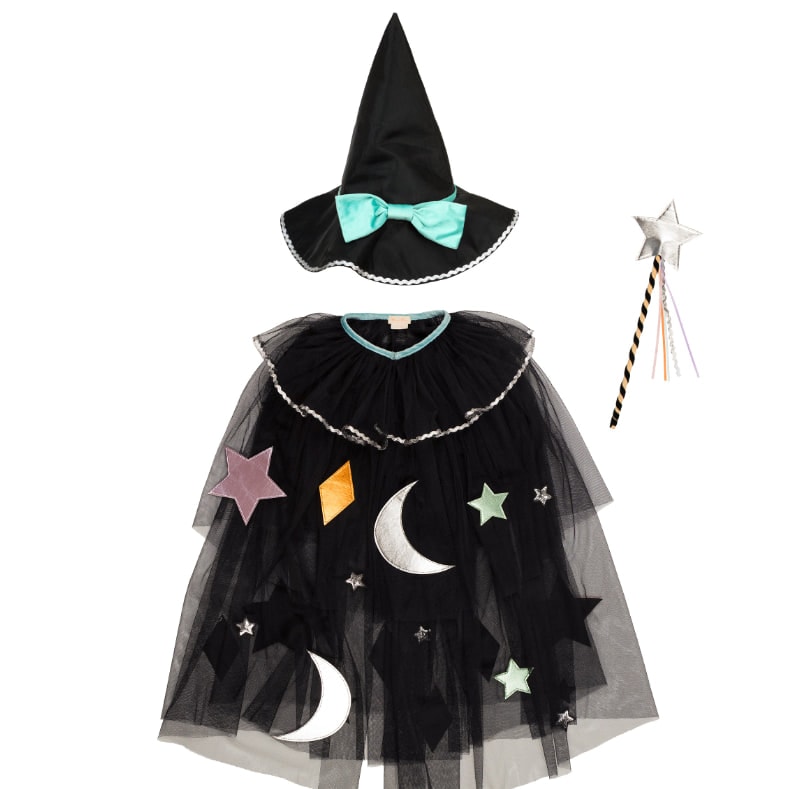 Halloween Cadı Kostümü Seti