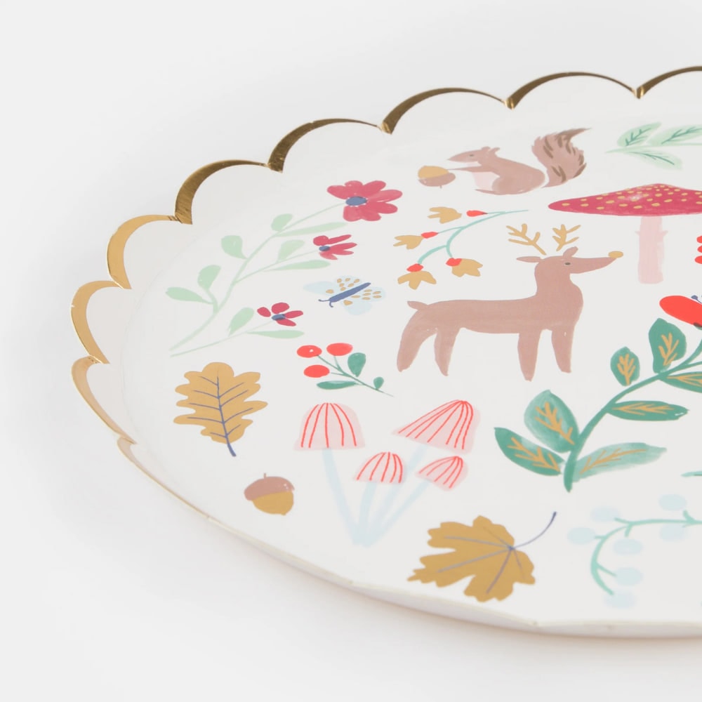 Winter Woodland Tabaklar - M - 8 Adet