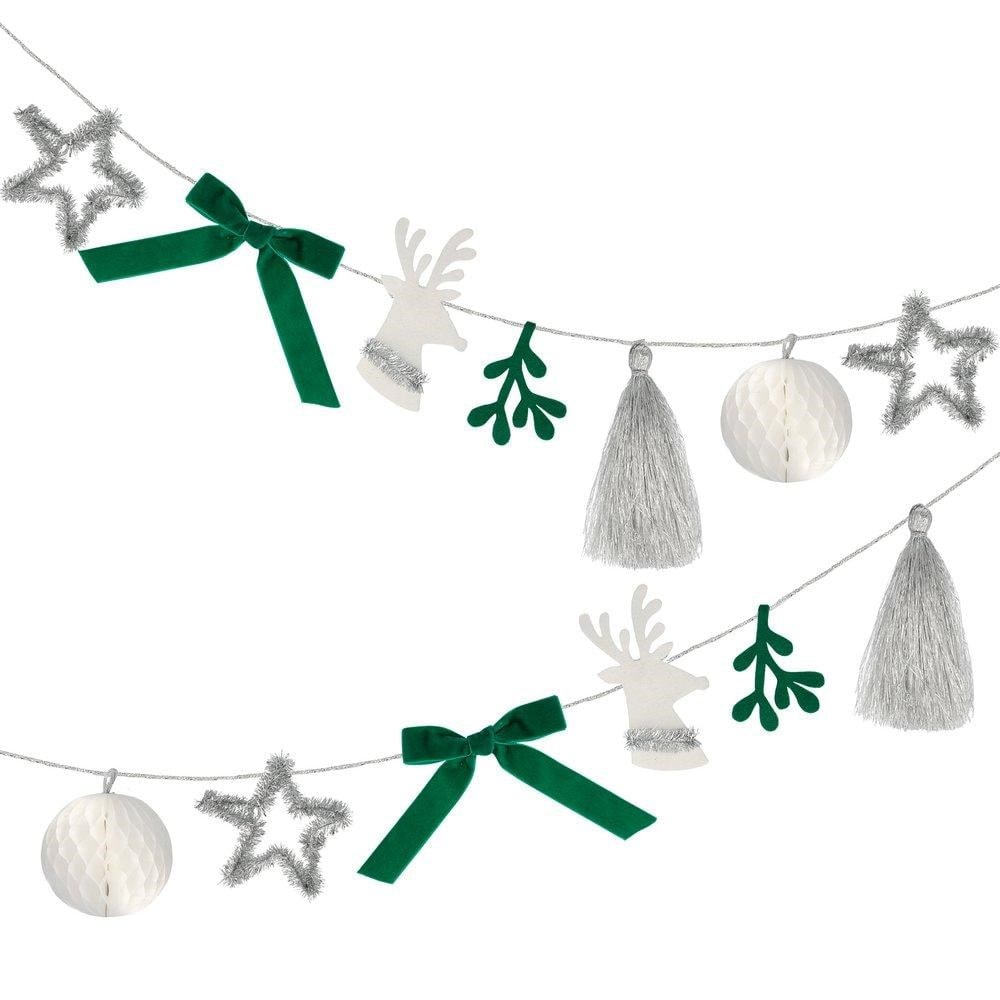 Elegant Christmas Garland - Yeni Yıl Asılan Süs