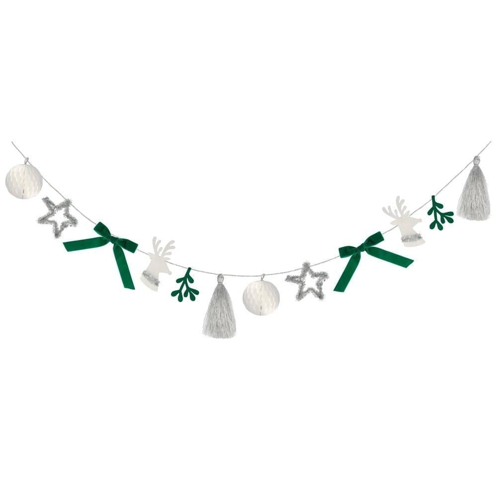 Elegant Christmas Garland - Yeni Yıl Asılan Süs