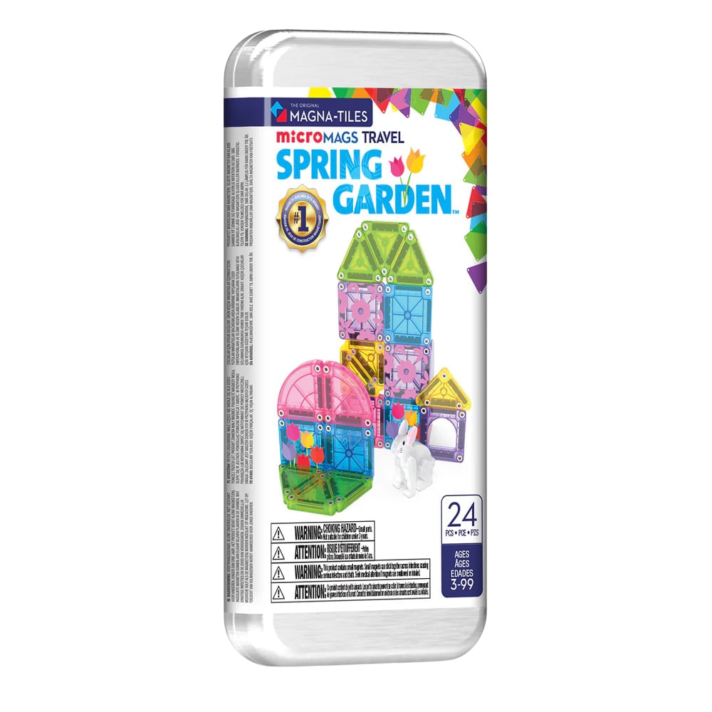 Travel Set - Bahar Bahçe Seti Manyetik Bloklar - 24 Parça