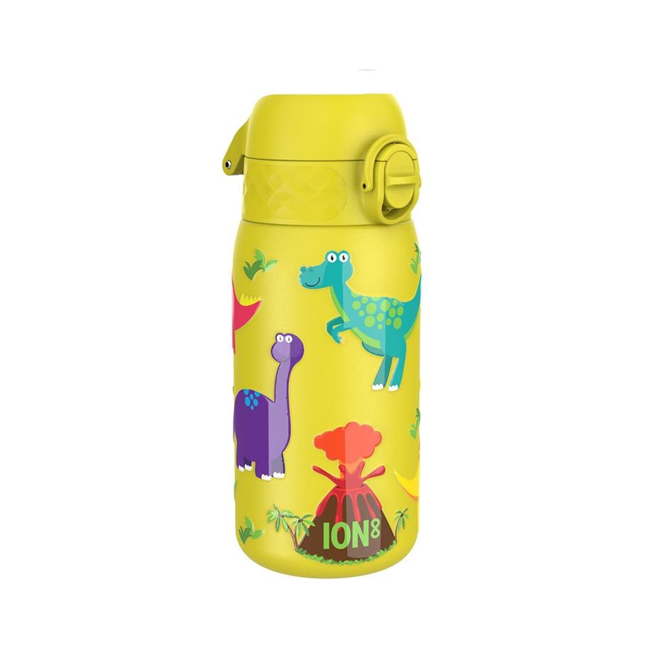Paslanmaz Çelik Çocuk Suluk - Dinozorlar - 400 ml - Sızdırmaz