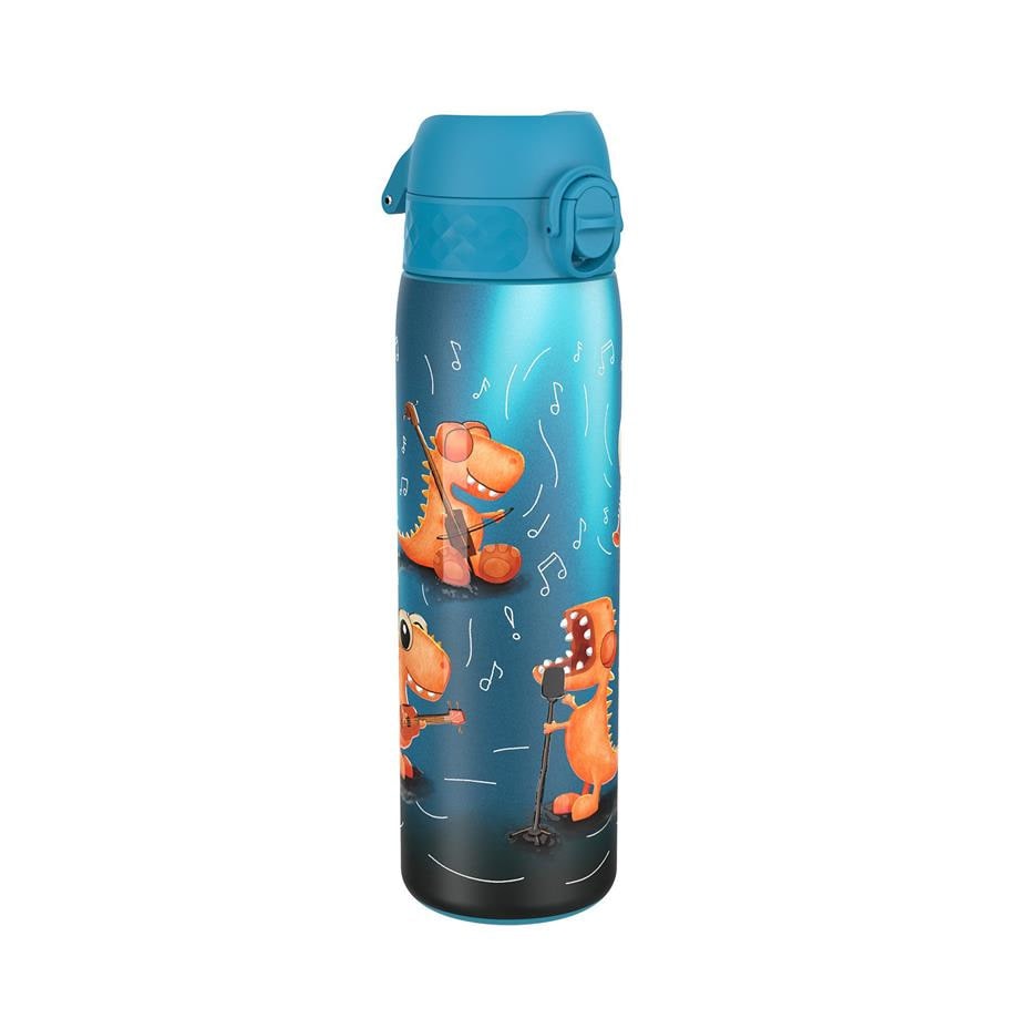Paslanmaz Çelik İnce Suluk - Şarkıcı Dinozor - 600 ml - Sızdırmaz