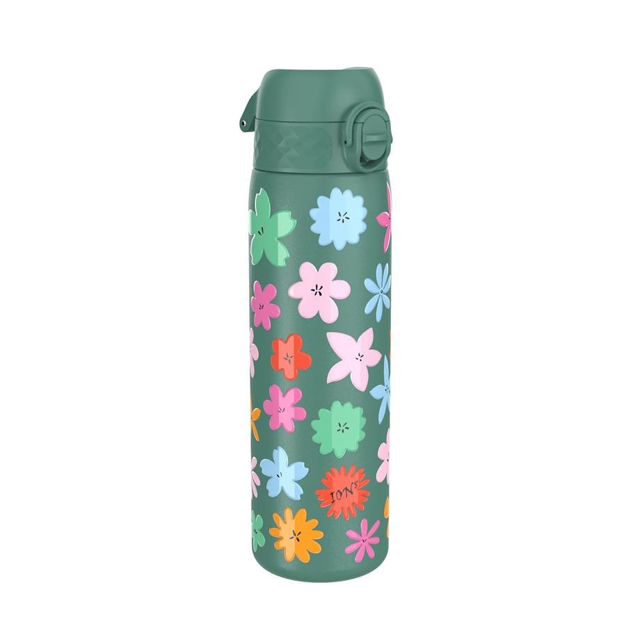 Paslanmaz Çelik İnce Suluk - Çiçekli - 600 ml - Sızdırmaz