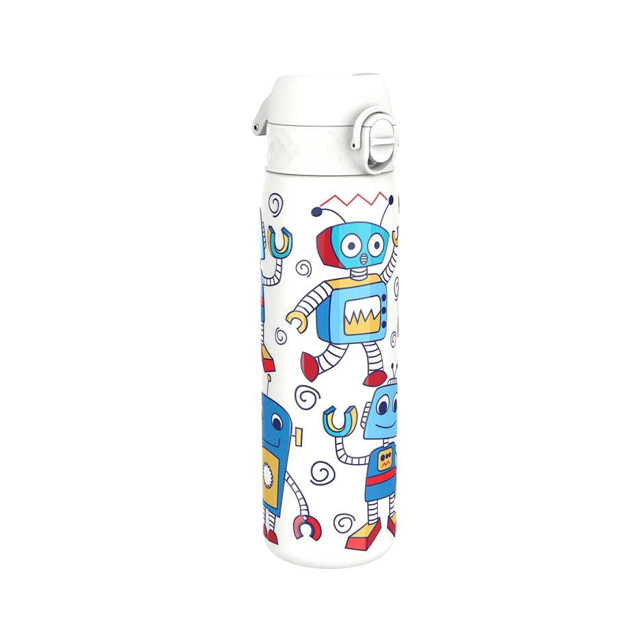 Paslanmaz Çelik İnce Suluk - Robotlar - 600 ml - Sızdırmaz