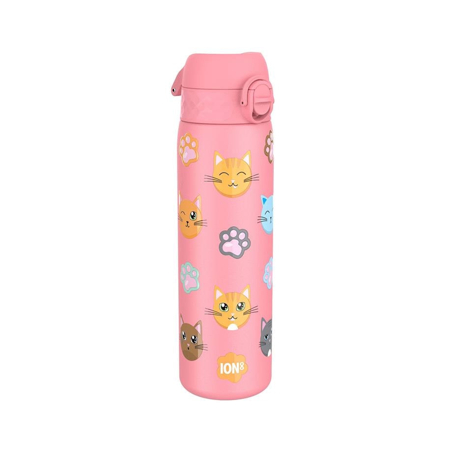 Paslanmaz Çelik İnce Suluk - Kediler - 600 ml - Sızdırmaz
