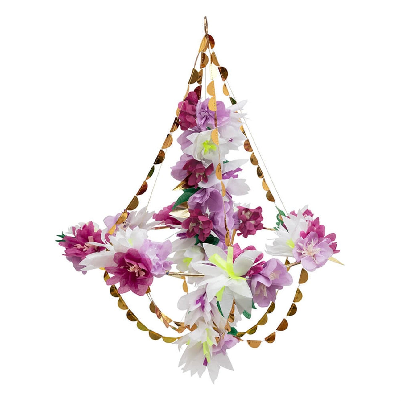 Lilac Blossom Chandelier - Lila Çiçekli Süs Avizesi