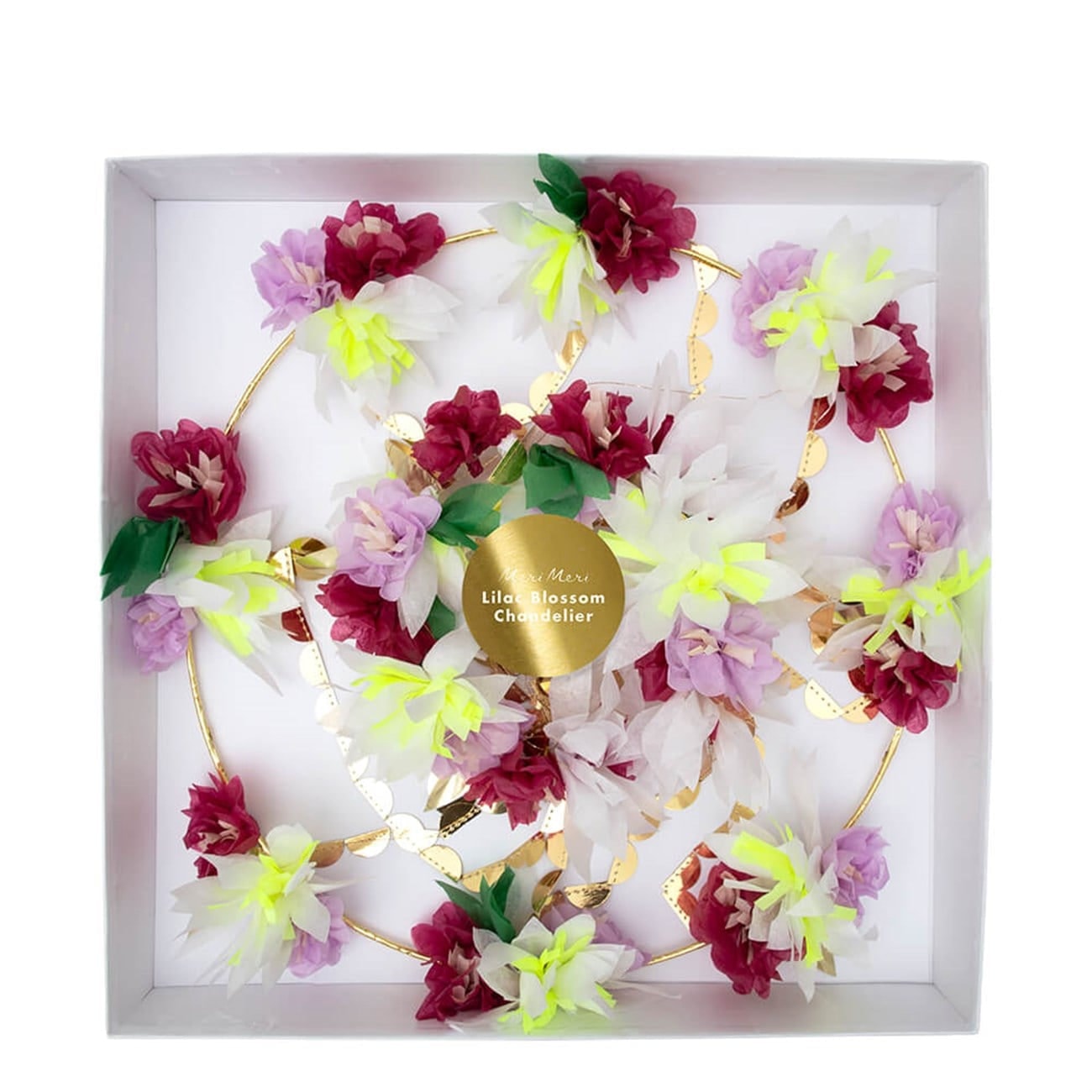 Lilac Blossom Chandelier - Lila Çiçekli Süs Avizesi