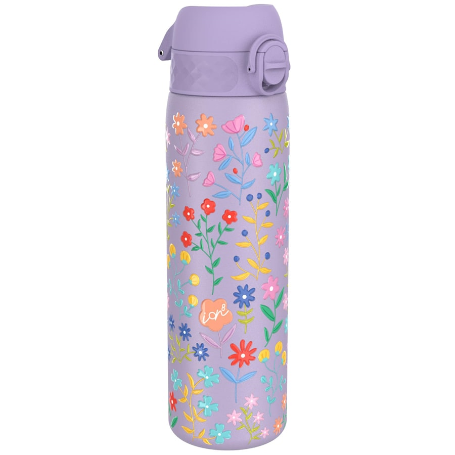 Paslanmaz Çelik İnce Suluk - Zarif Çiçekli - 600 ml - Sızdırmaz