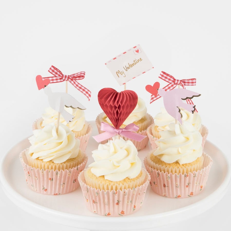 Valentine’s Cupcake Kit - Sevgi Cupcake Kit - 24'lü