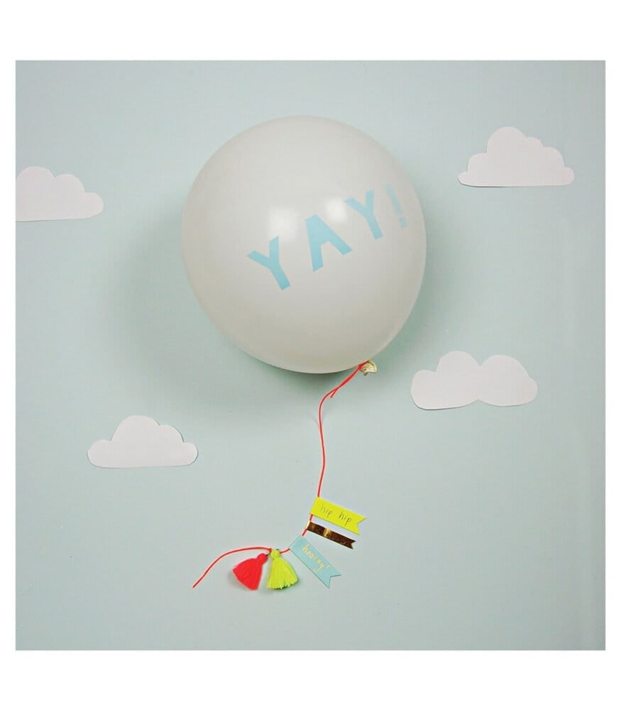 YAY Balloon Card - YAY Balon Tebrik Kartı