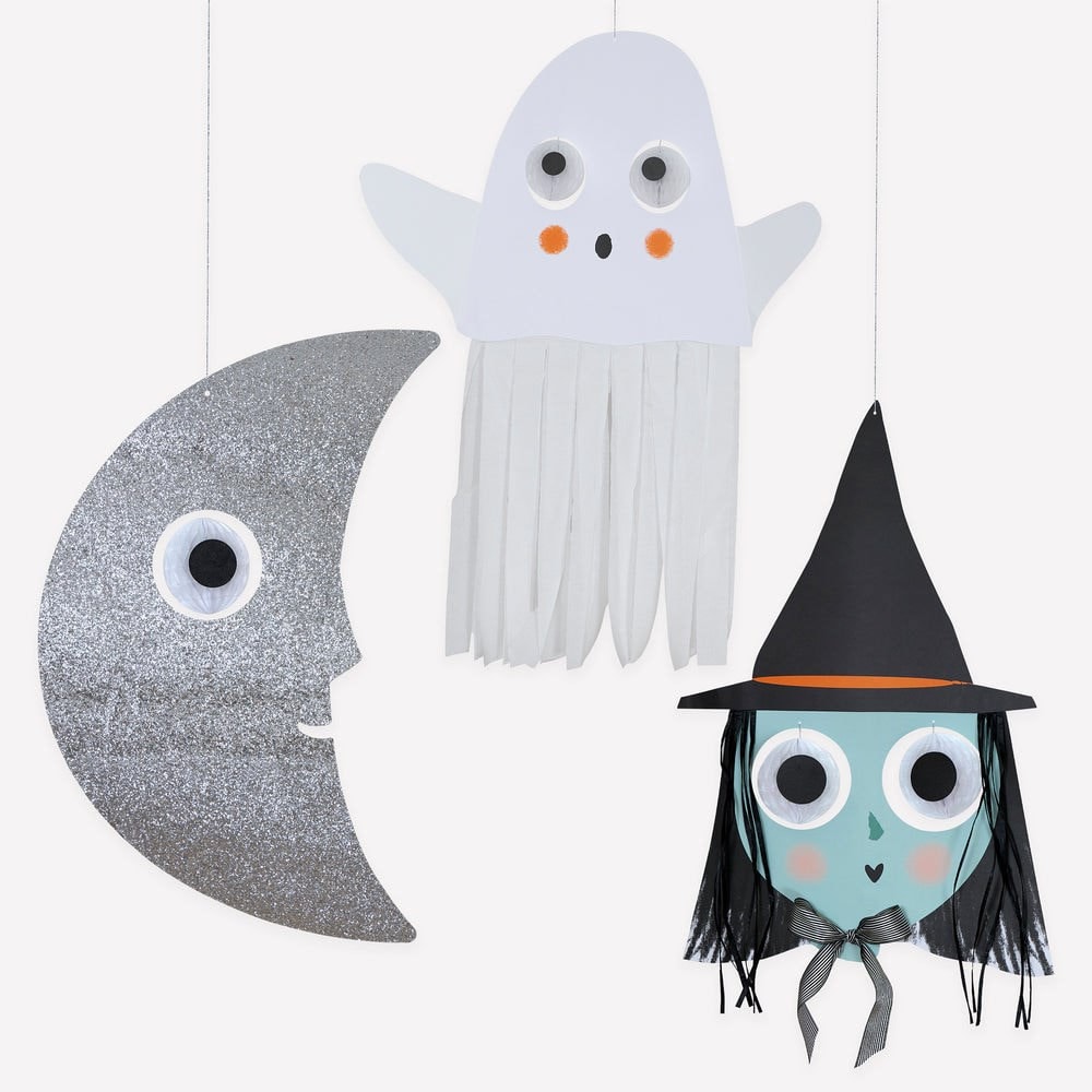 Halloween - Dev Cadılar Bayramı Karakterleri Asma Süs (3'lü)