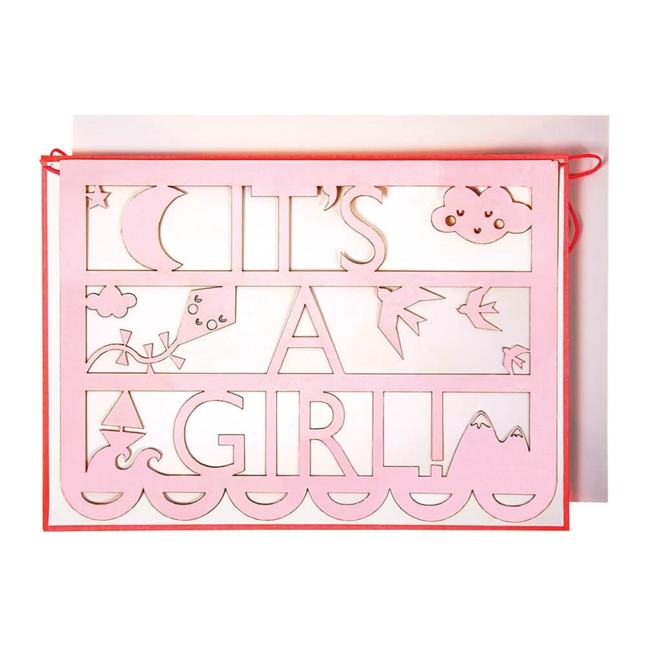 It’s A Girl Tebrik Kartı