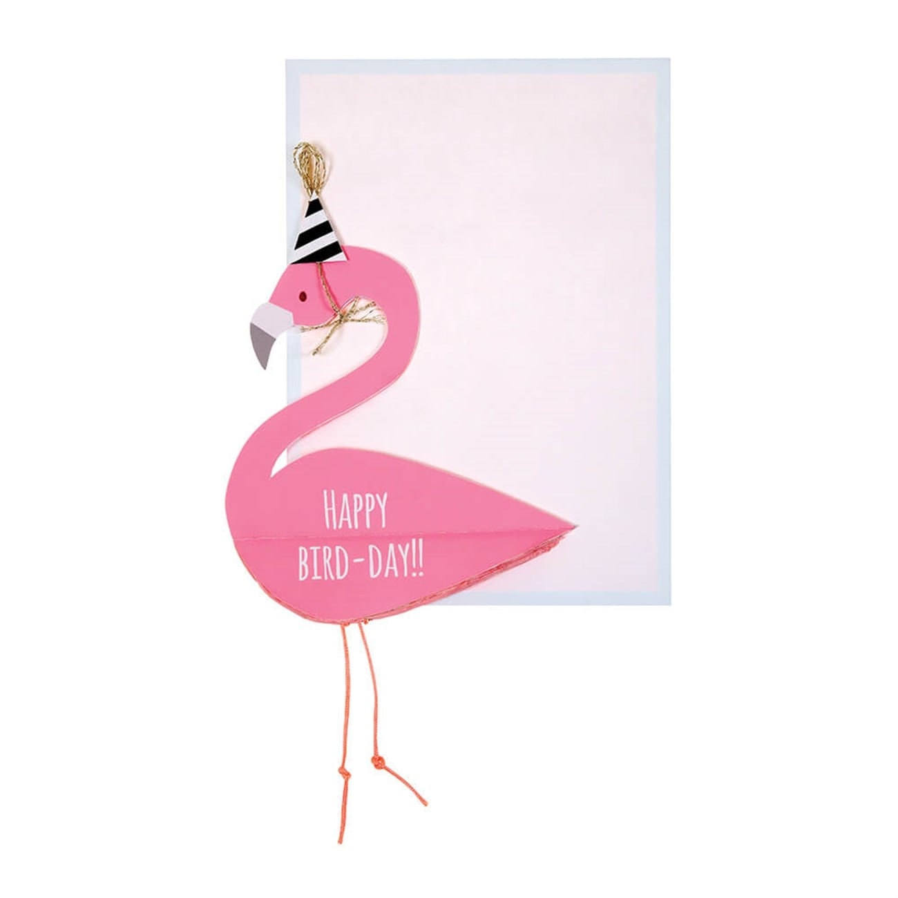 Flamingo Honeycomb Card - Flamingo Tebrik Kartı