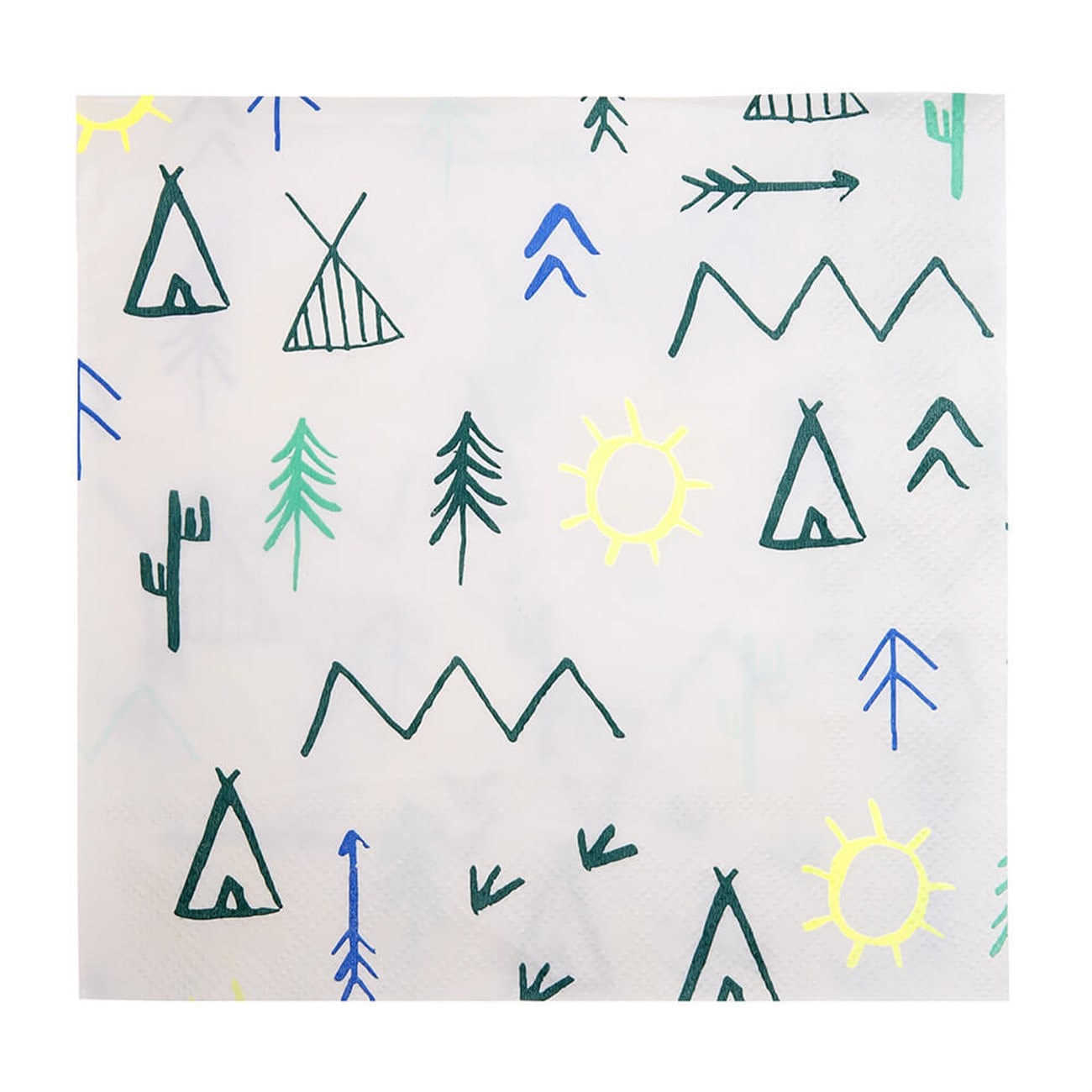 Let's Explore Napkins - Kamp Peçete - L