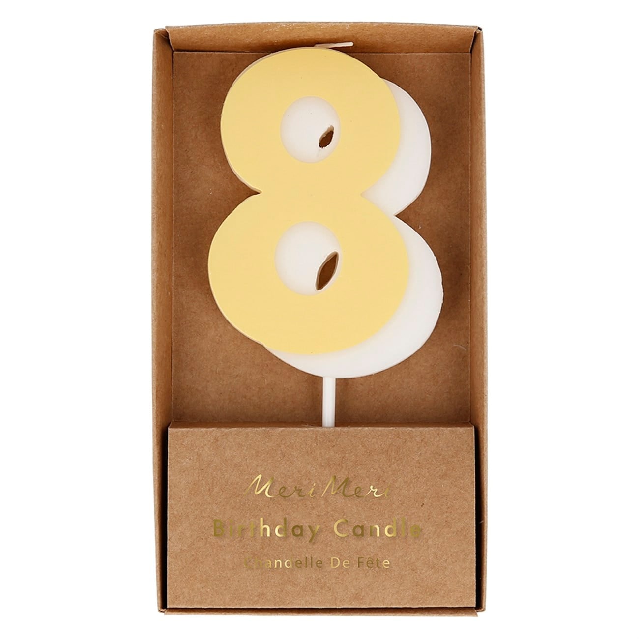 Number Candle 8 - 8 Rakam Mum