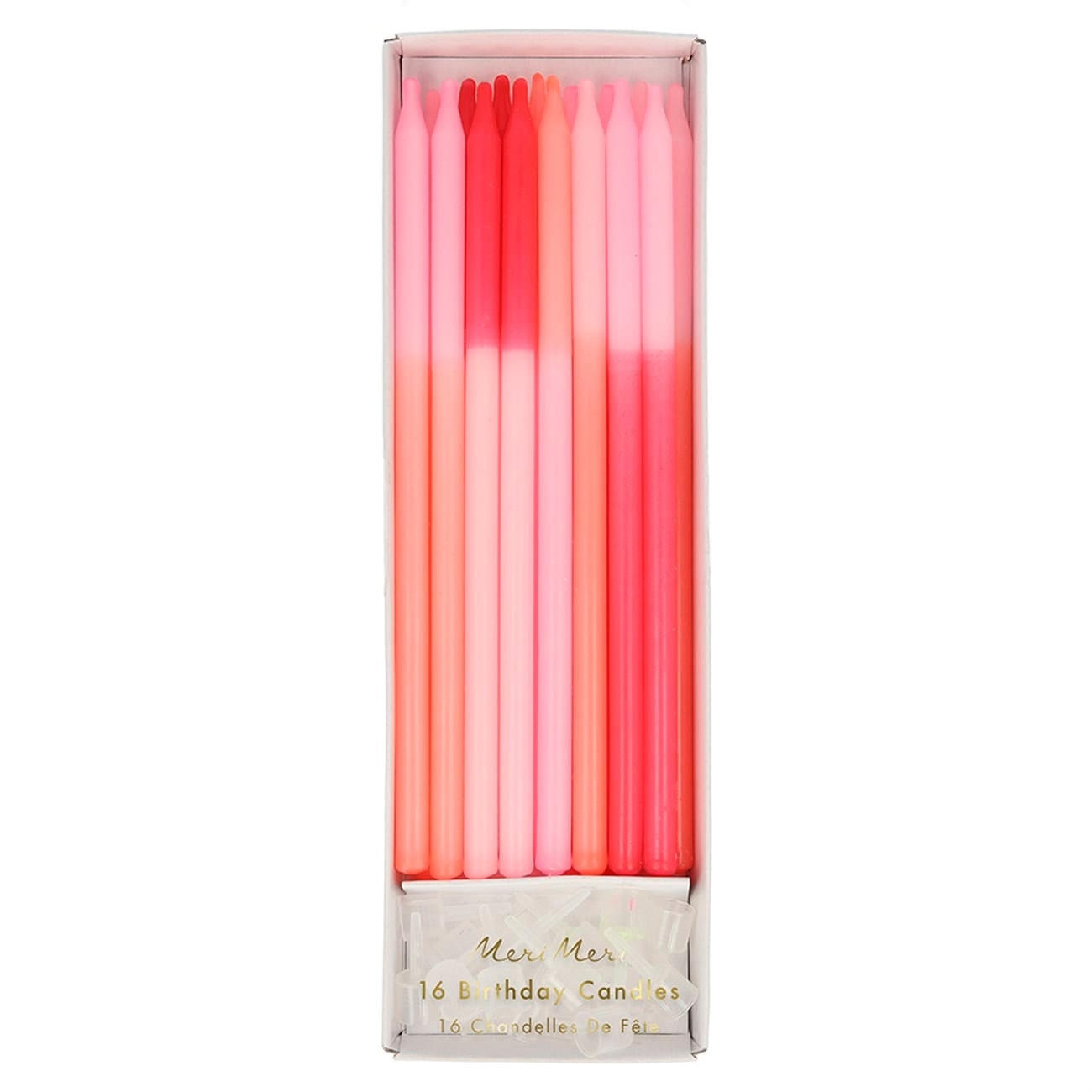 Pink Colour Block Candles - Pembe Blok Mumlar