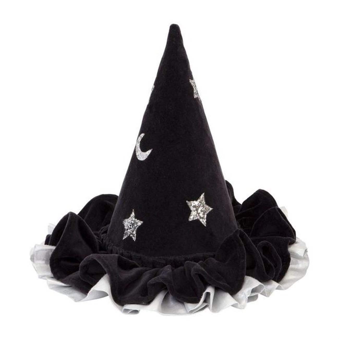 Pointed Black Hat - Siyah Cadı Şapkası