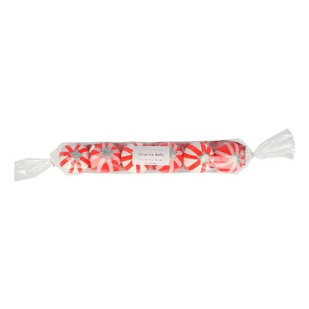 Peppermint Candy Surprise Balls - Kırmızı Sürpriz Topları
