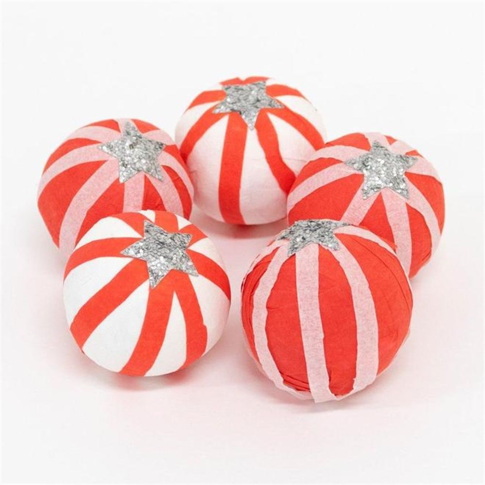 Peppermint Candy Surprise Balls - Kırmızı Sürpriz Topları