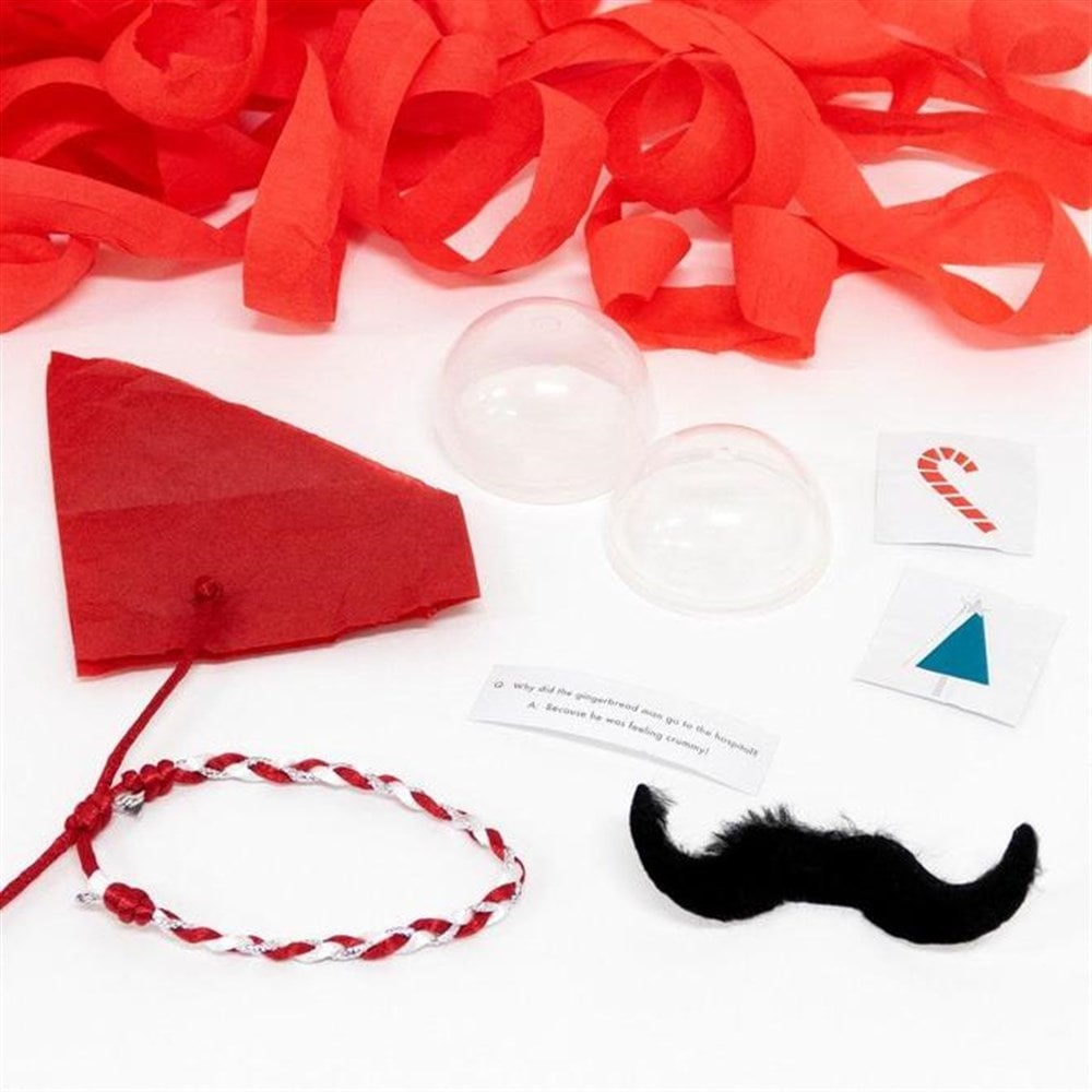 Peppermint Candy Surprise Balls - Kırmızı Sürpriz Topları
