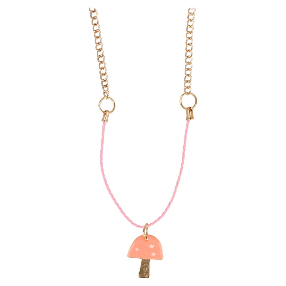 Enamel Mushroom Necklace - Mantar Kolye