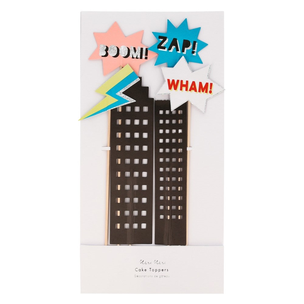 Superhero Cake Topper - Süper Kahraman Pasta Süsü