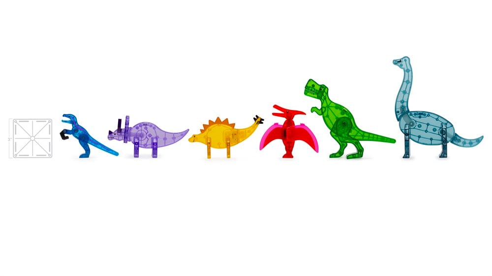 Dinozor Dünyası XL Manyetik Bloklar - 50 Parça