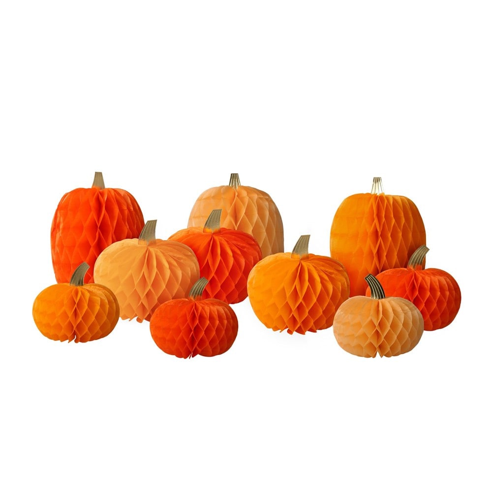 Honeycomb Pumpkins - Petekli Bal Kabakları - 10'lu
