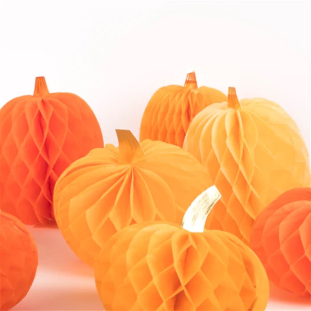 Honeycomb Pumpkins - Petekli Bal Kabakları - 10'lu