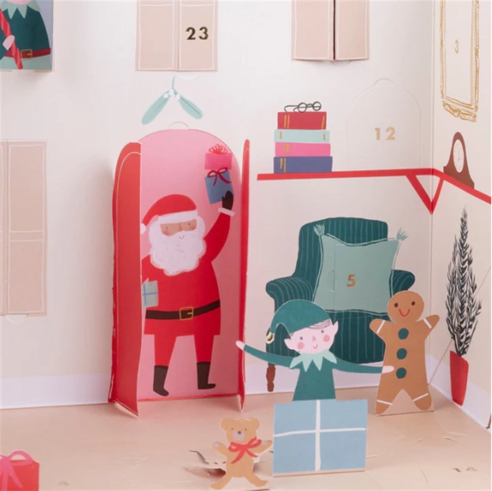 Santa's House Pop Up Advent Calendar - Noel Baba'nın Evi Advent Calendar