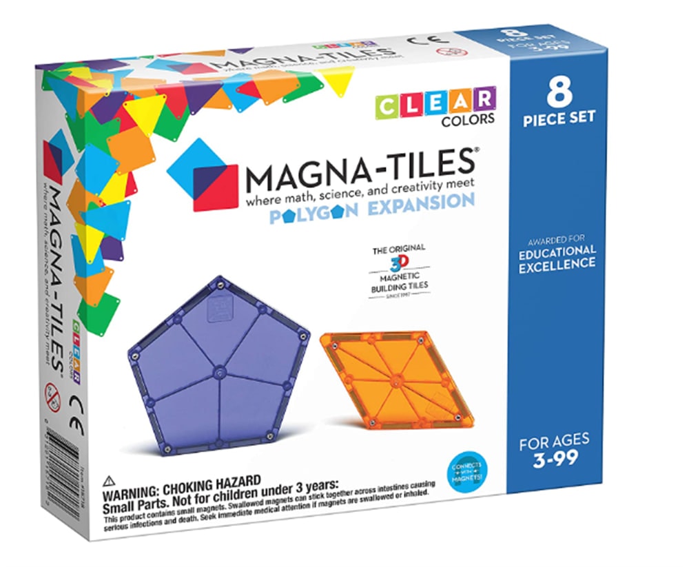 Polygon Expansion Manyetik Bloklar - 8 Parça