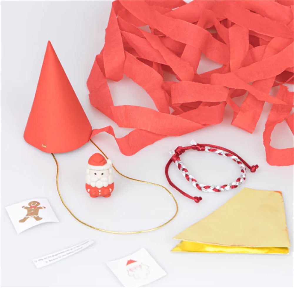 Surprise Santa Hats - Süprizli Noel Baba Şapkalar (3'lü)